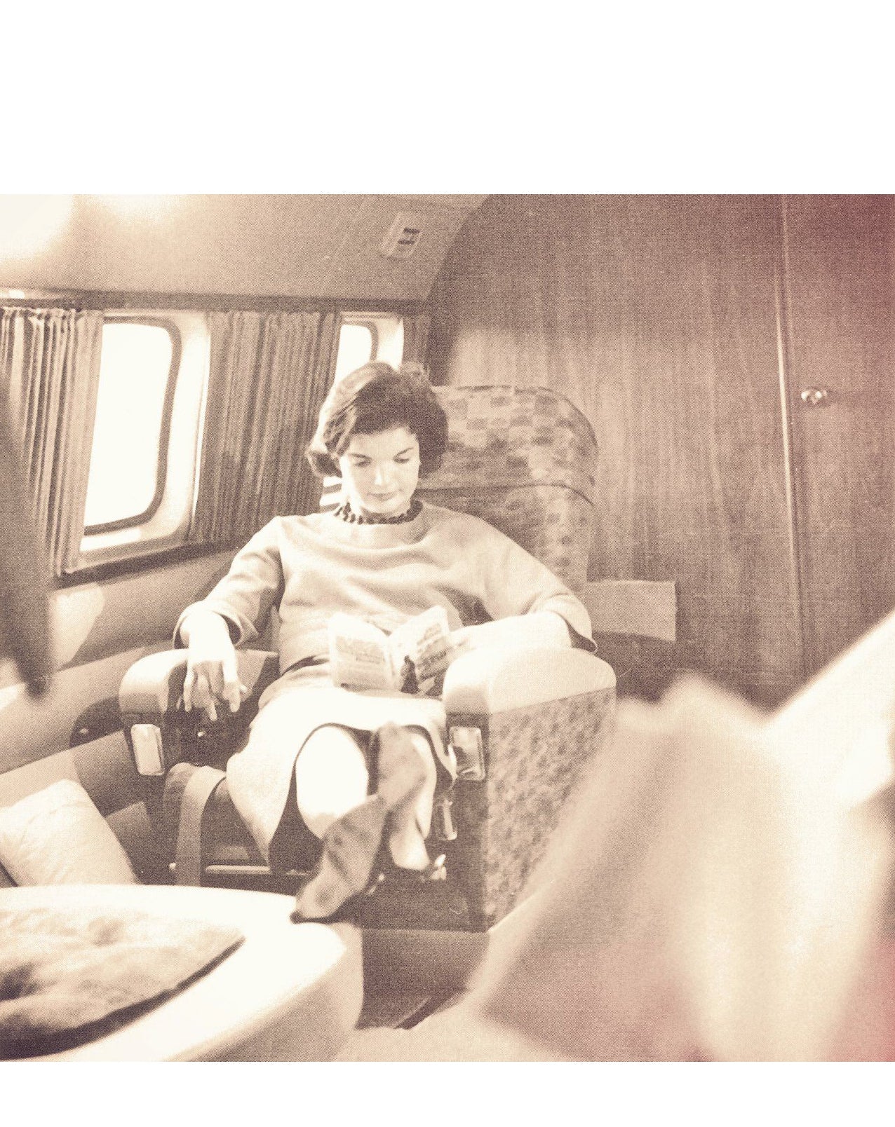 Jacqueline Kennedy Reading The Dharma Bums